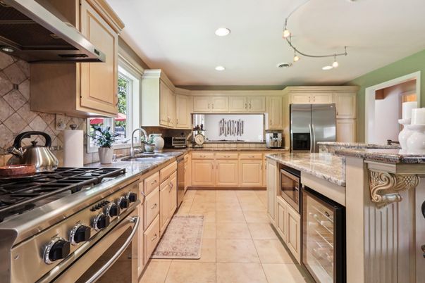 Interior, Kitchen, Recessed Lighting, Stainless Steel Appliances