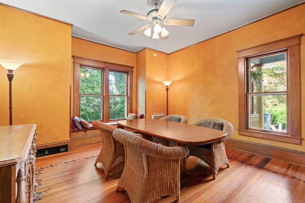 Dining room, Interior, Wood Texture Flooring
