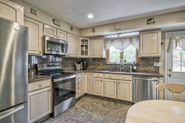 Interior, Kitchen, Recessed Lighting, Stainless Steel Appliances