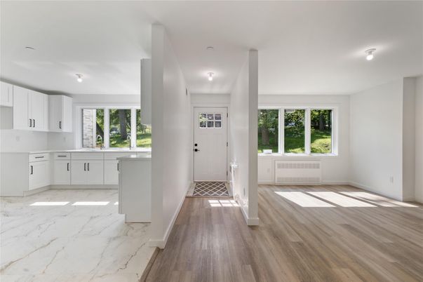 Interior, Kitchen, Marble, Wood Texture Flooring