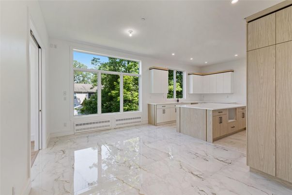 Interior, Kitchen, Marble, Recessed Lighting