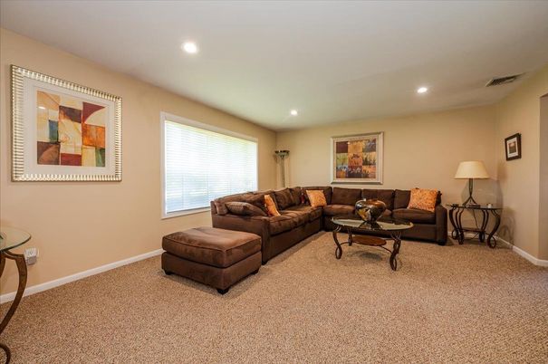 Interior, Living room, Recessed Lighting