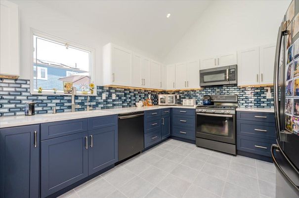 Interior, Kitchen, Recessed Lighting, Stainless Steel Appliances