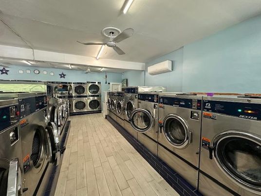 Interior, Washer, Wood Texture Flooring