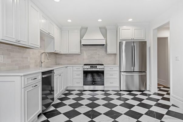 Interior, Kitchen, Recessed Lighting, Stainless Steel Appliances