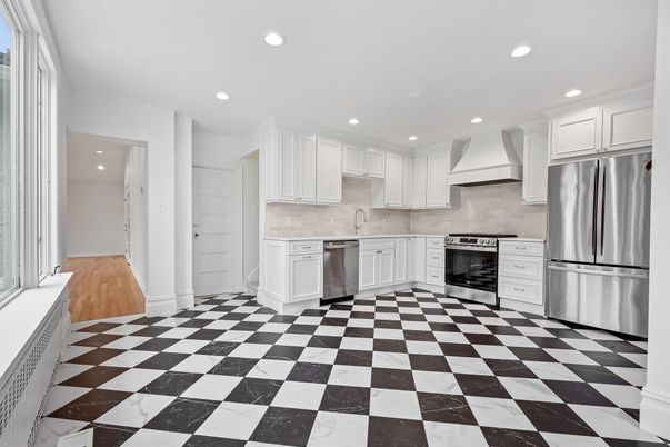 Interior, Kitchen, Recessed Lighting, Stainless Steel Appliances