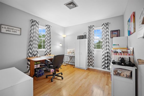 Home Office, Interior, Wood Texture Flooring