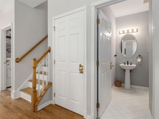 Bathroom, Interior, Wood Texture Flooring