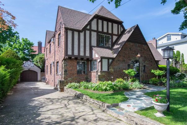 Exterior, Facade, Brick Facade, Tudor Revival