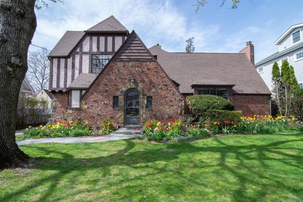 Backyard, Exterior, Facade, Brick Facade, Tudor Revival