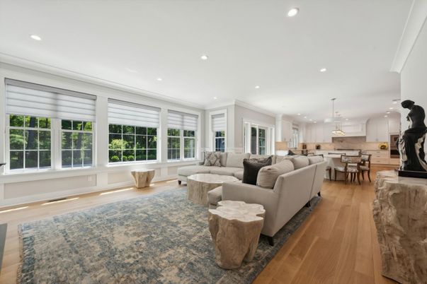 Dining room, Interior, Kitchen, Living room, Pendant Lights, Recessed Lighting, Wood Texture Flooring
