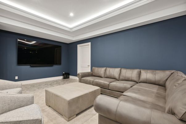 Interior, Living room, Recessed Lighting