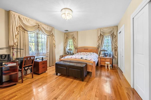 Bedroom, Home Office, Interior, Wood Texture Flooring