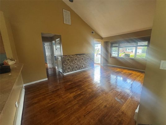 Empty room, Interior, Wood Texture Flooring