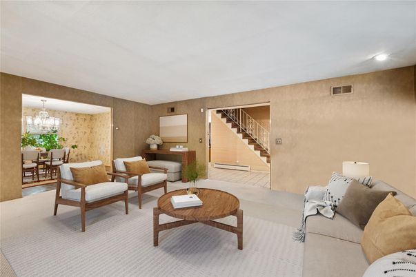Chandelier, Dining room, Interior, Living room, Recessed Lighting