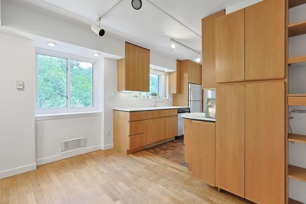 Interior, Kitchen, Wood Texture Flooring