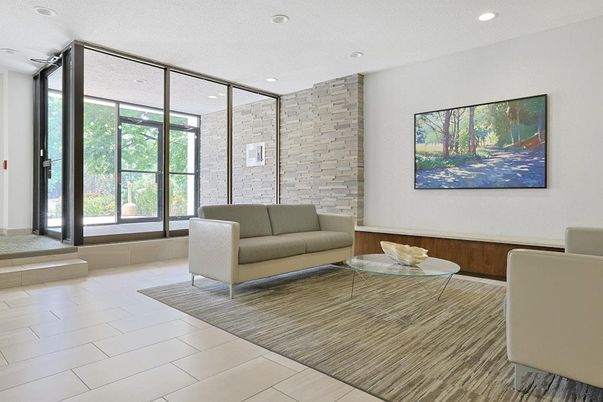 Interior, Living room, Recessed Lighting, Stone Walls