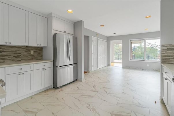 Interior, Kitchen, Marble, Recessed Lighting