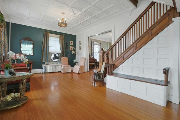 Chandelier, Interior, Wood Texture Flooring