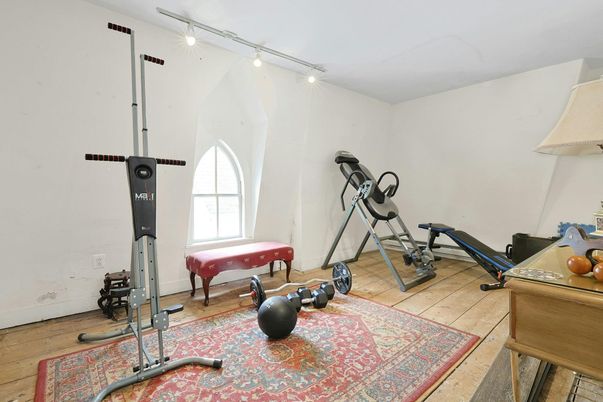 Fitness Equipment, Interior, Wood Texture Flooring