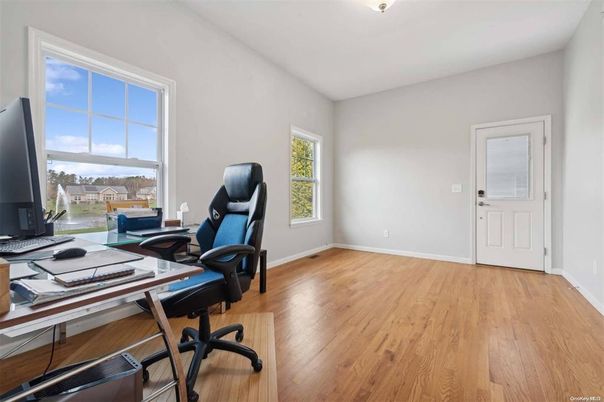 Home Office, Interior, Wood Texture Flooring