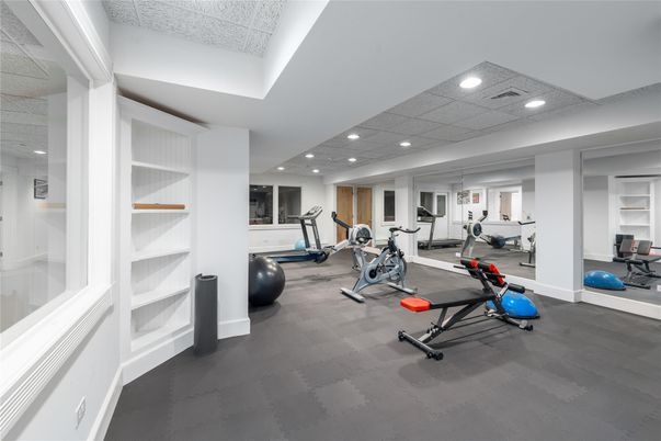 Fitness Equipment, Interior, Recessed Lighting