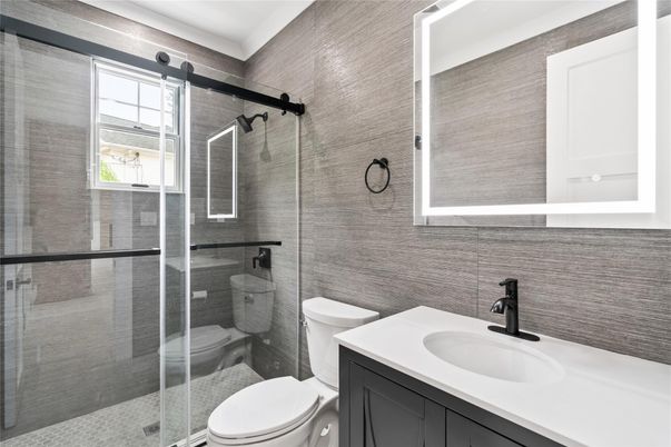 Bathroom, Glass Shower, Interior