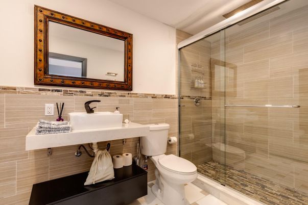 Bathroom, Glass Shower, Interior