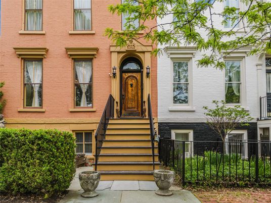 Exterior, Facade, Brick Facade, Brownstone