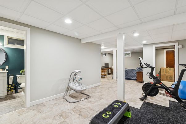 Fitness Equipment, Interior, Recessed Lighting