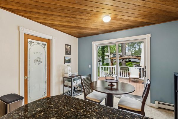 Dining room, Interior, Wooden Ceilings