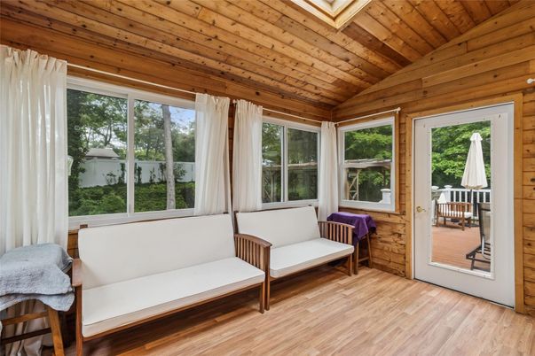 Interior, Sun Room, Wooden Ceilings, Wood Texture Flooring, Wooden Walls