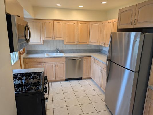 Interior, Kitchen, Recessed Lighting, Stainless Steel Appliances