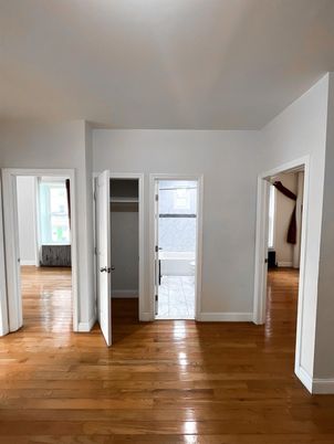 Bathroom, Empty room, Interior, Wood Texture Flooring
