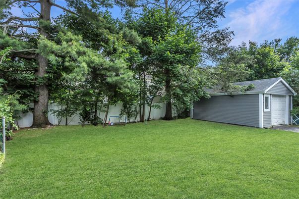 Backyard, Detached Garage, Exterior