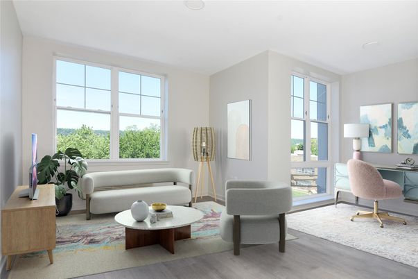 Home Office, Interior, Wood Texture Flooring