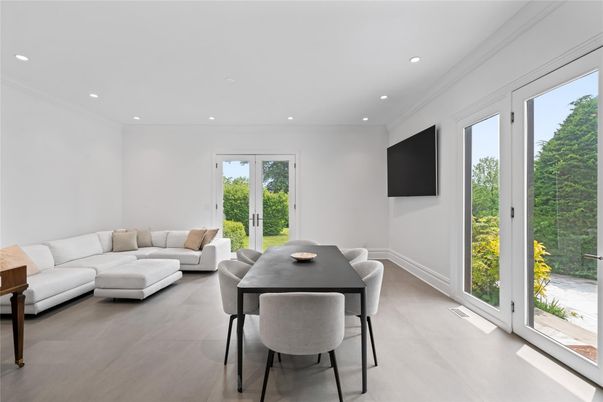 Dining room, Interior, Living room, Recessed Lighting