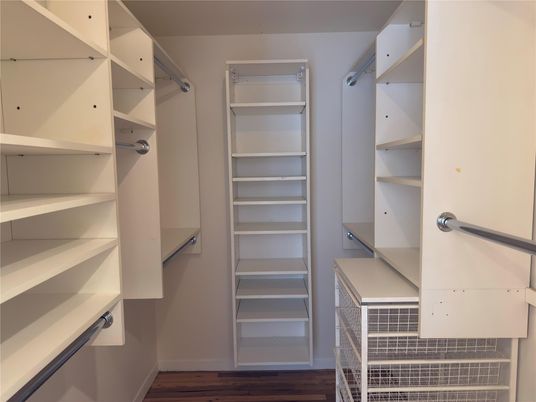 Interior, Walk-in Closets, Wood Texture Flooring