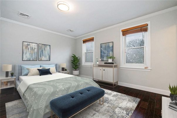 Bedroom, Interior, Wood Texture Flooring