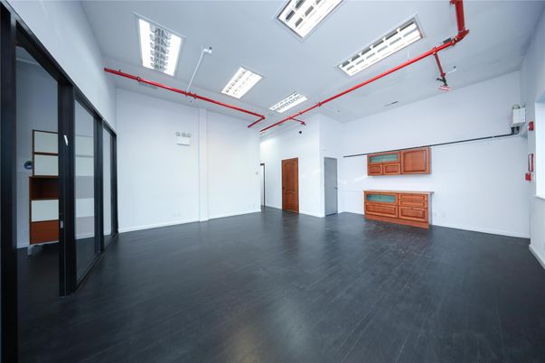 Garage, Interior, Wood Texture Flooring
