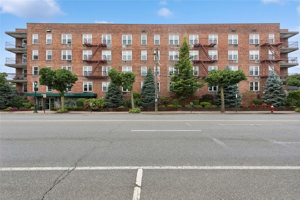 Exterior, Facade, Brick Facade, Condo Building