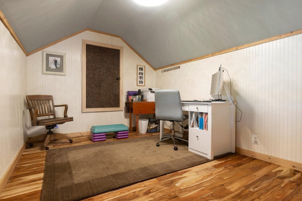 Home Office, Interior, Wood Texture Flooring