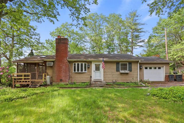 Attached, Backyard, Exterior, Facade, Cape Cod