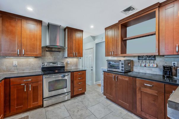 Interior, Kitchen, Recessed Lighting, Stainless Steel Appliances