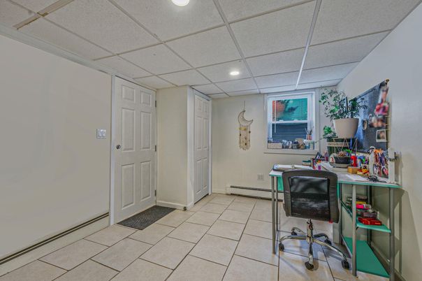 Home Office, Interior, Recessed Lighting