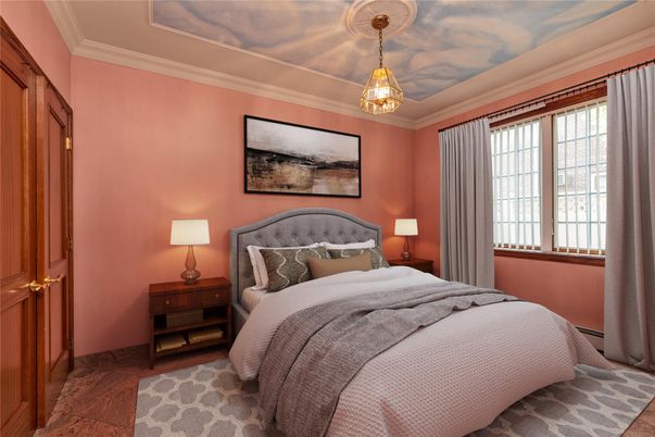 Bedroom, Interior, Pendant Lights