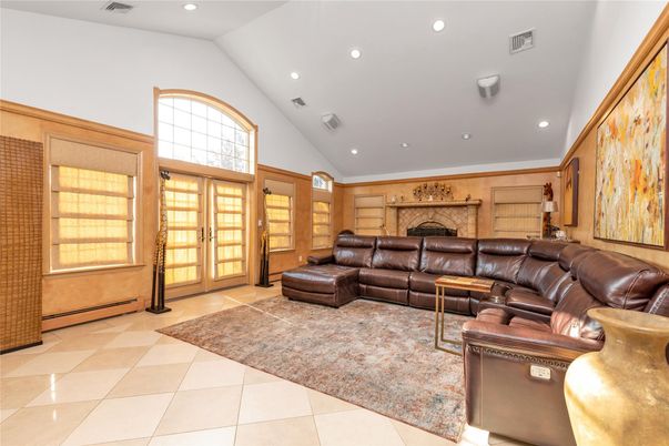 Interior, Living room, Recessed Lighting