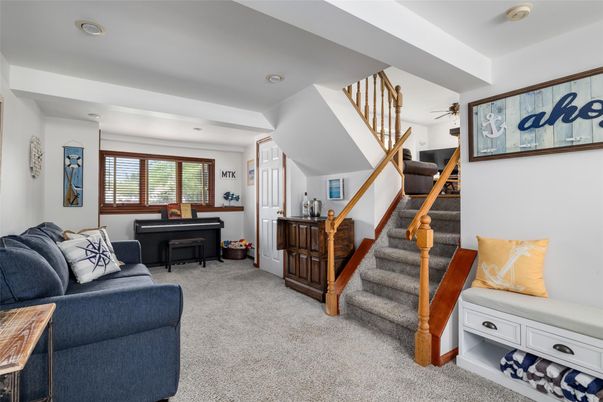 Interior, Living room, Piano, Recessed Lighting