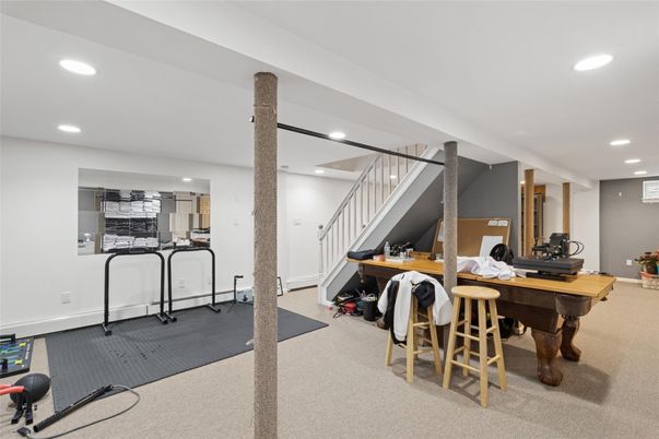 Fitness Equipment, Home Office, Interior, Recessed Lighting