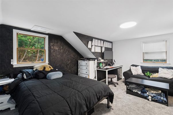 Bedroom, Home Office, Interior, Recessed Lighting